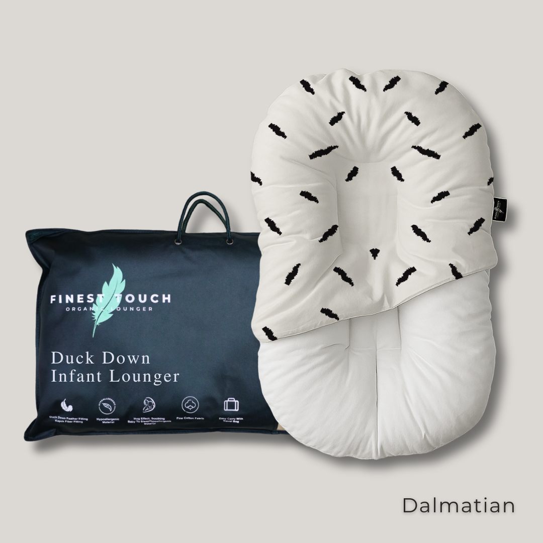 Organic Duck-Down Feather Infant Lounger | Co-Sleeping, Lounging, Play-Time