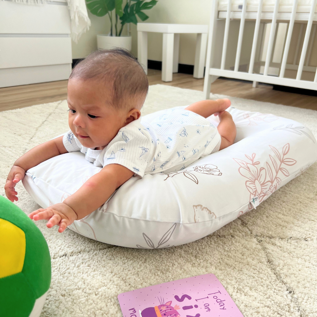 Organic Duck-Down Feather Infant Lounger | Co-Sleeping, Lounging, Play-Time