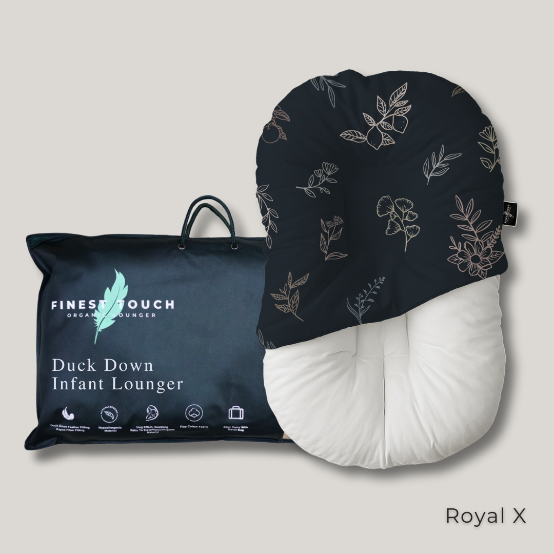 Organic Duck-Down Feather Infant Lounger | Co-Sleeping, Lounging, Play-Time