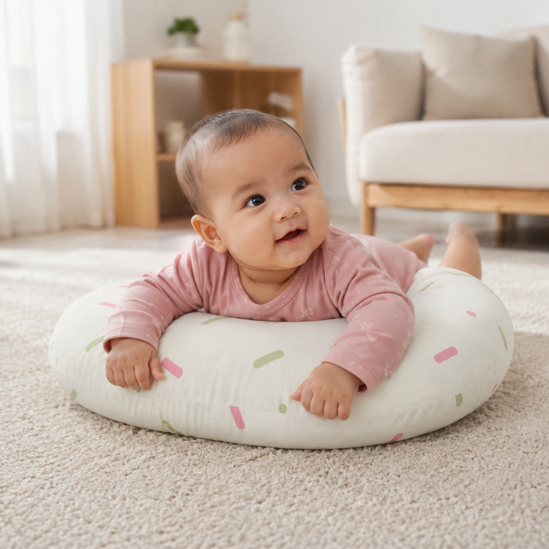 Crescent Pillow | Breastfeeding & Baby Sitting Support