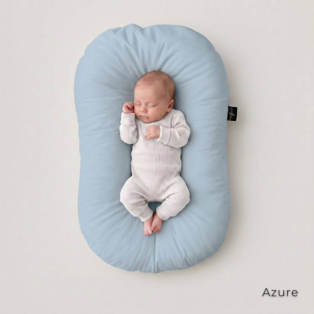 Organic Duck-Down Feather Infant Lounger | Co-Sleeping, Lounging, Play-Time