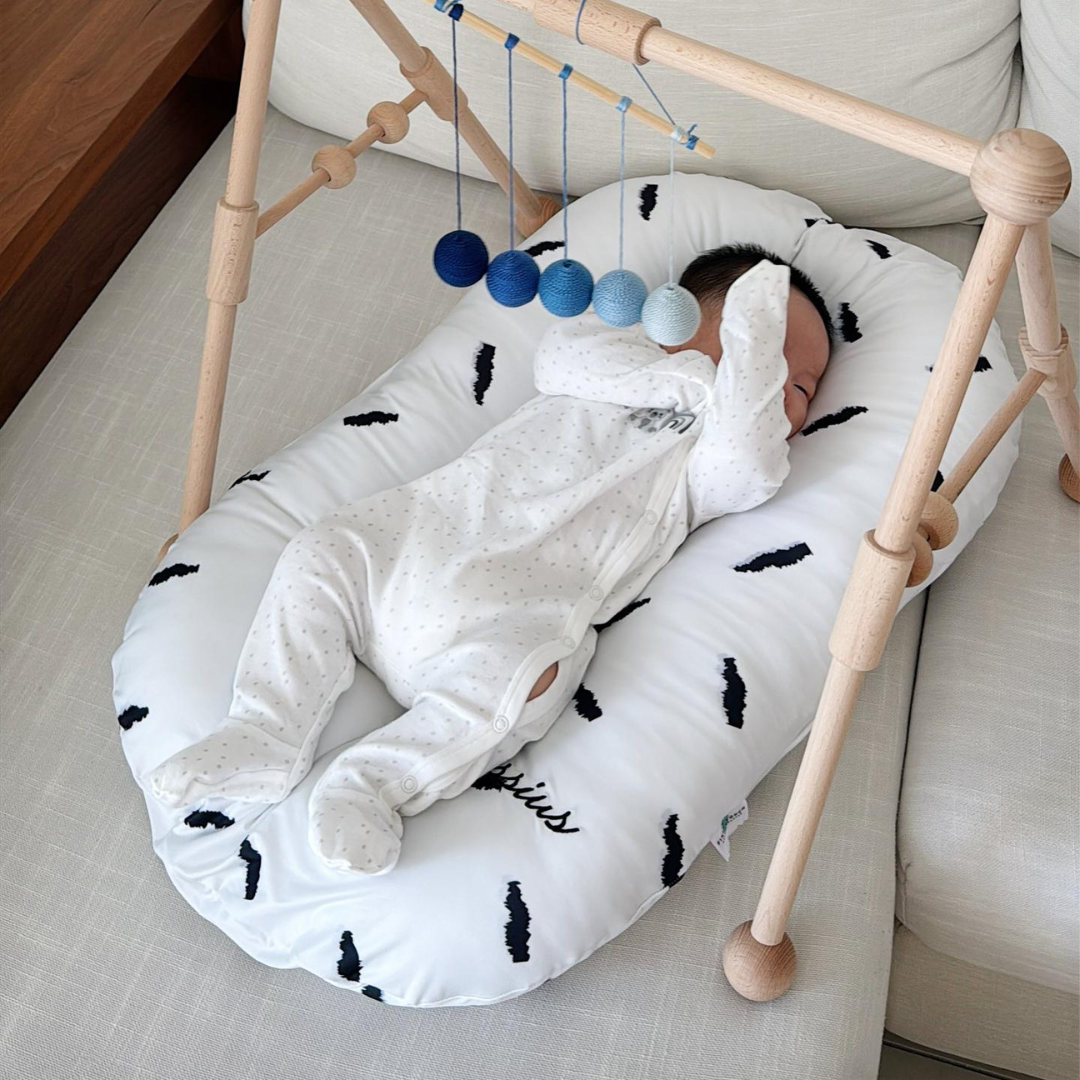 Kapok Lounger + Crescent Pillow Bundle