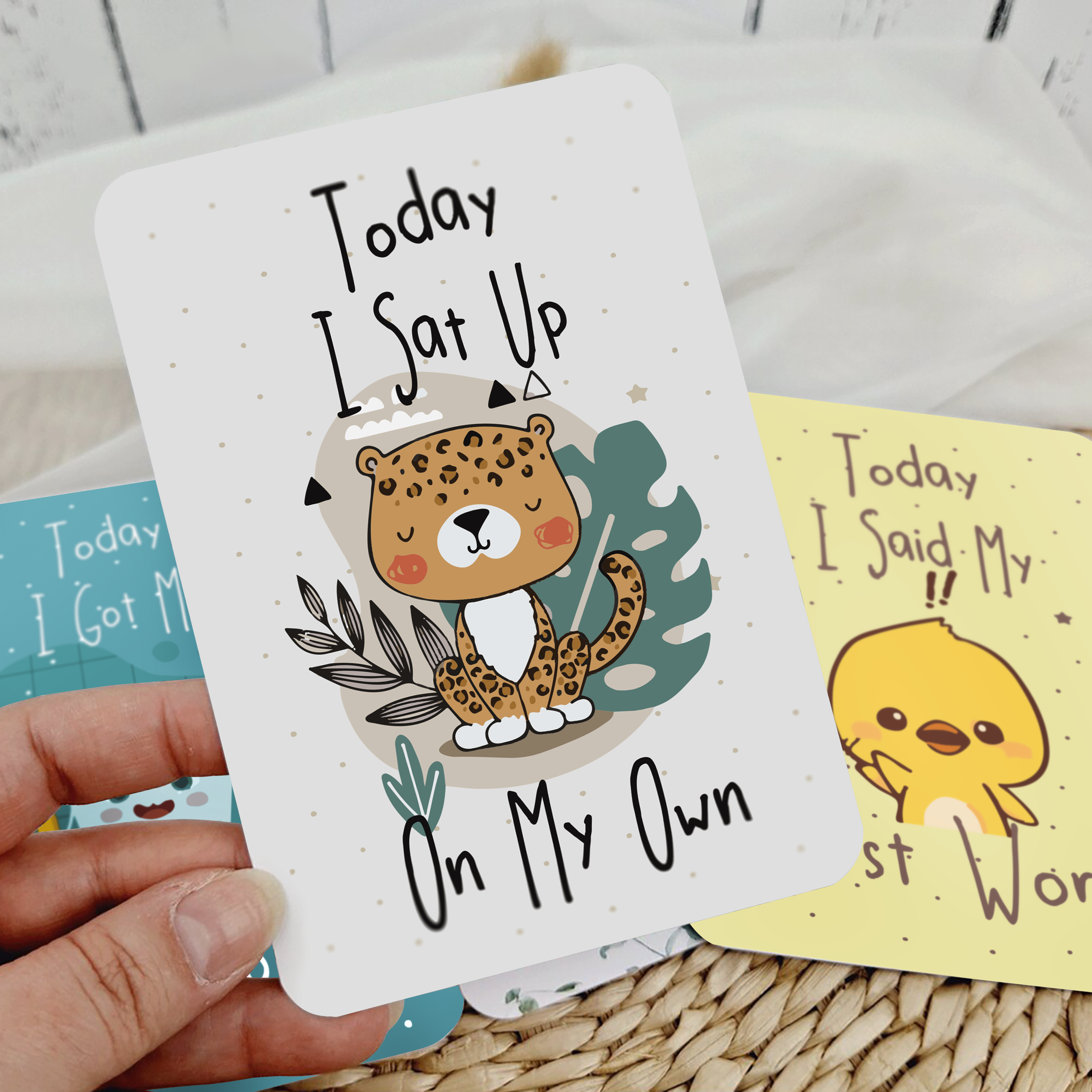 Baby Milestone Cards | 0 - 12 Months