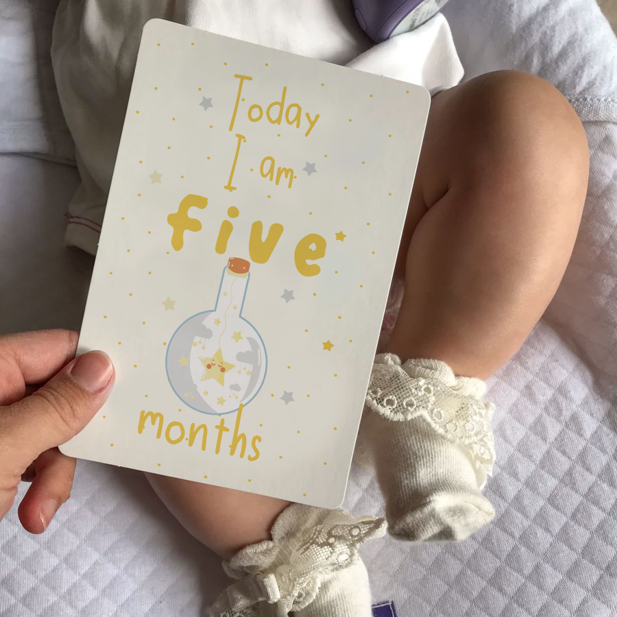 Baby Milestone Cards | 0 - 12 Months