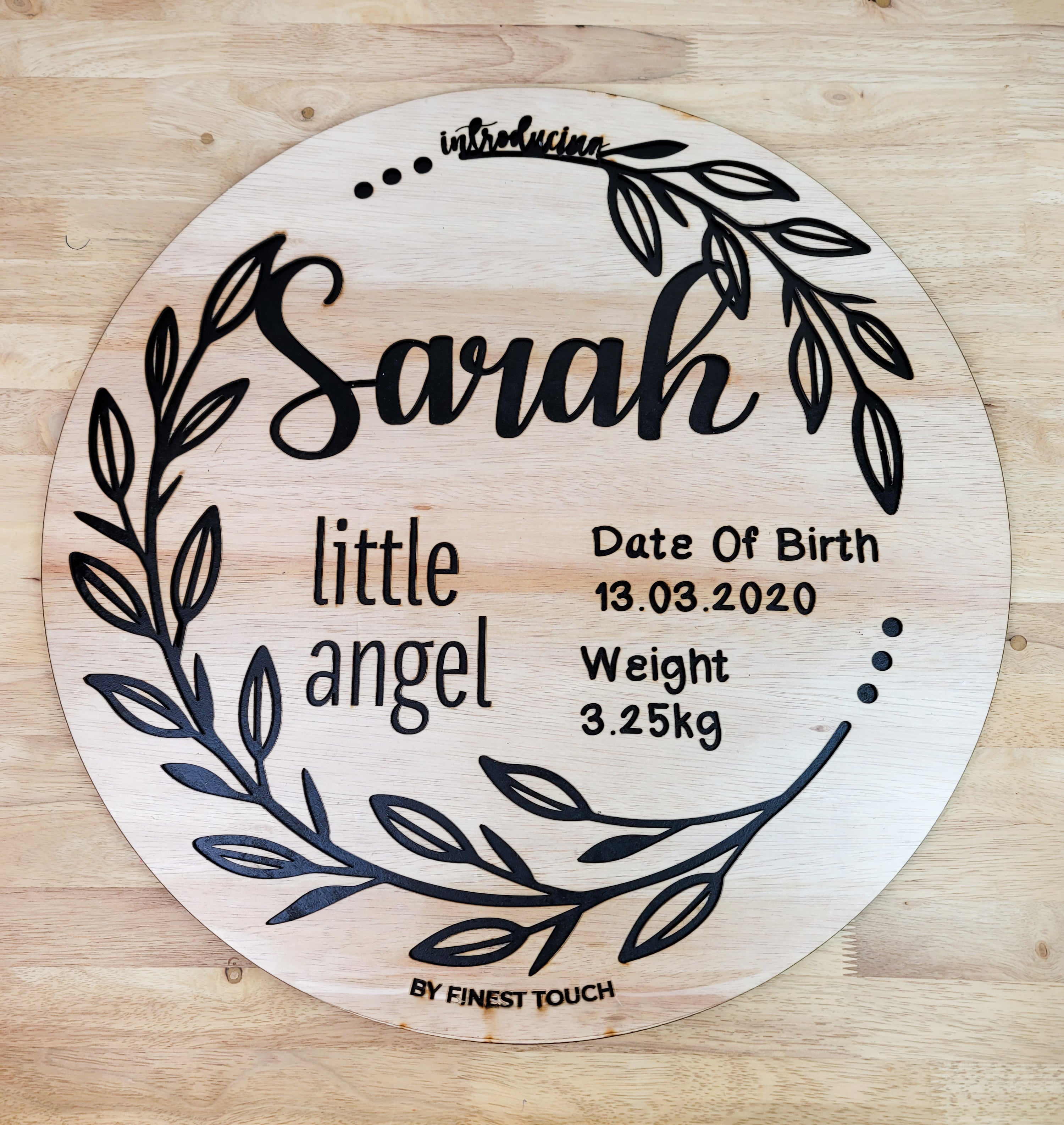 BIRTH ANNOUNCEMENT SIGN