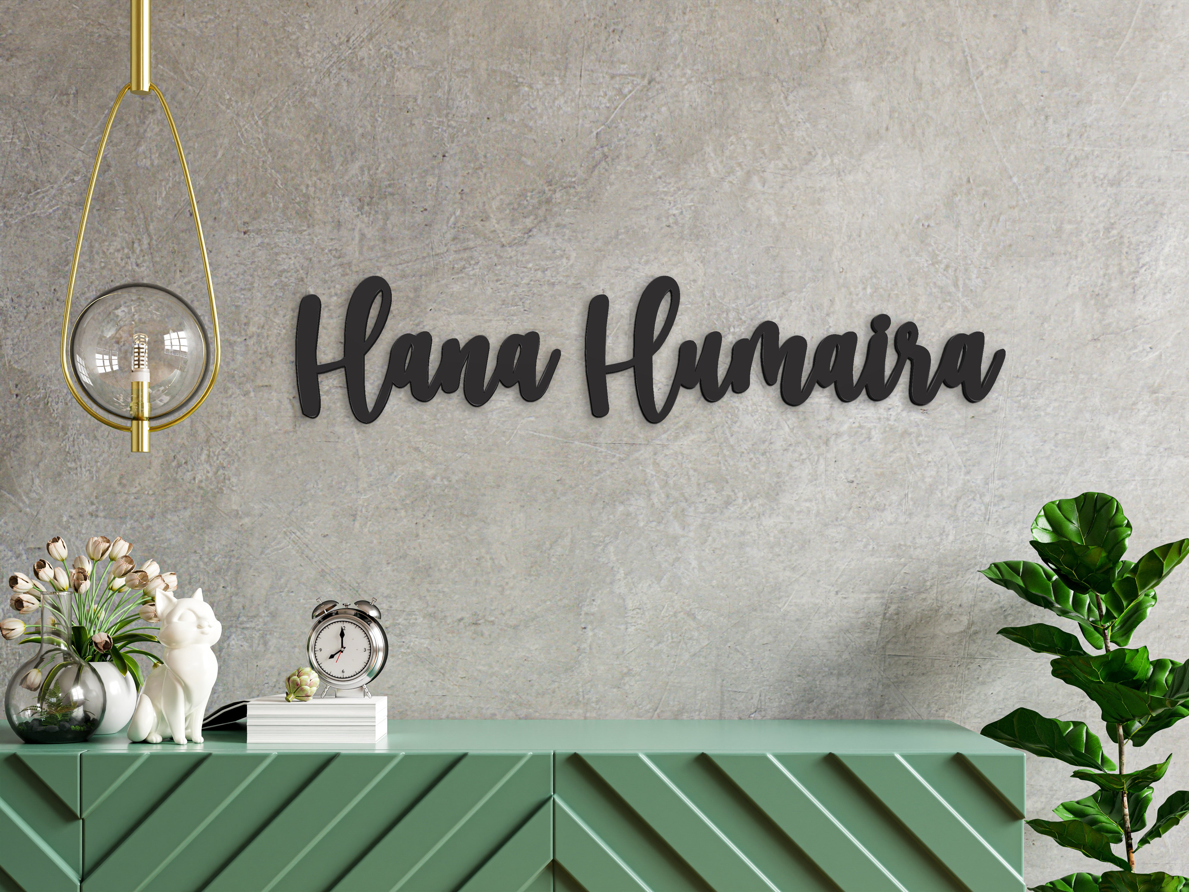 Wall Name Art | Baby Room Wall Decoration