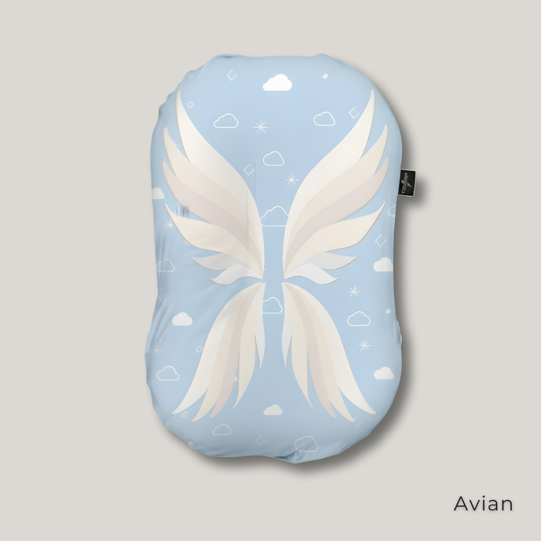 Organic Duck-Down Feather Infant Lounger | Co-Sleeping, Lounging, Play-Time