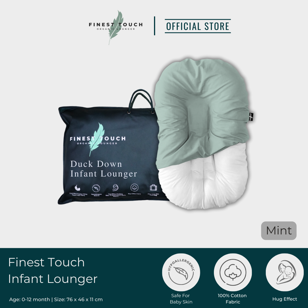 Duck-Down Feather Infant Lounger | Co-Sleeping, Lounging, Nap Time