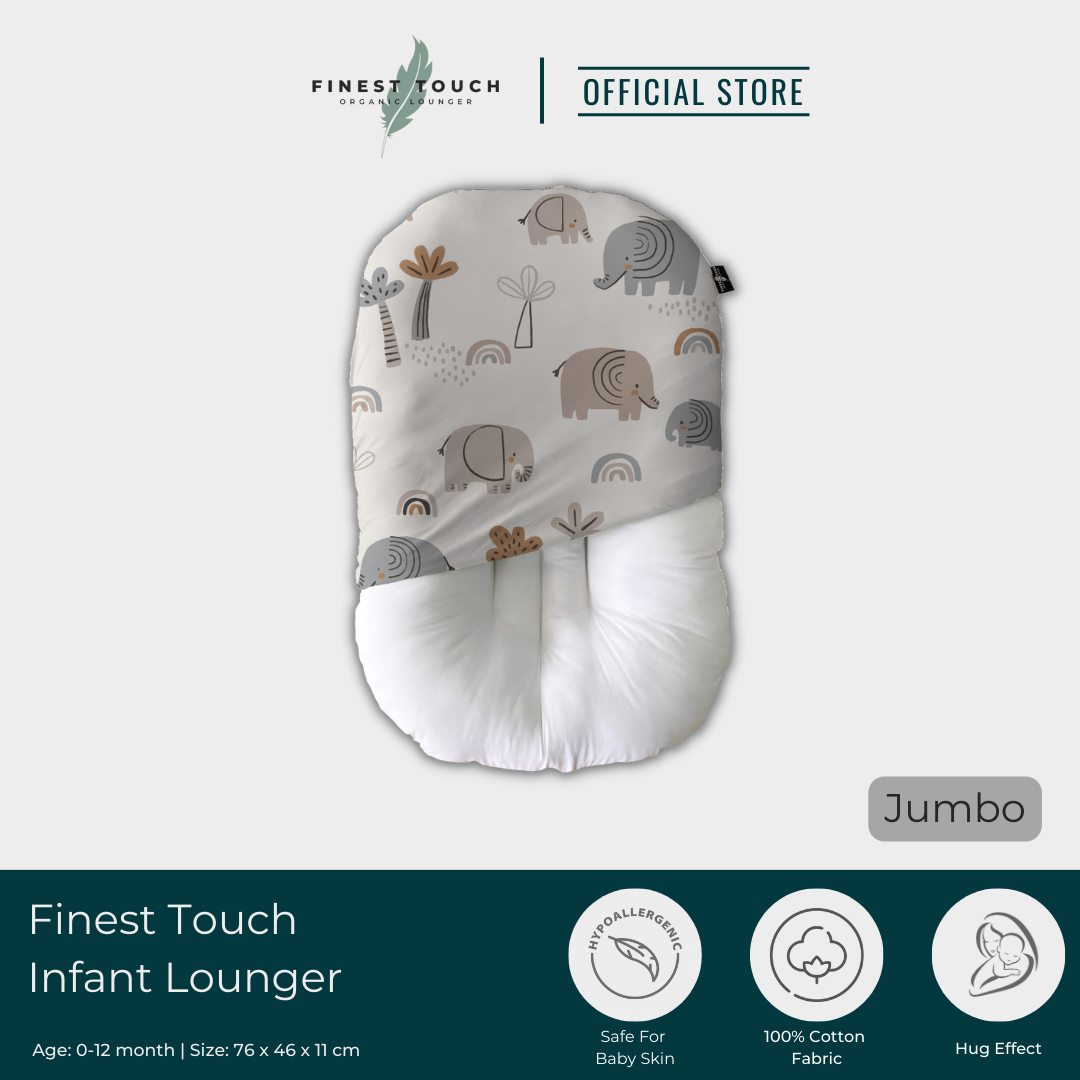 Printed-Cover Infant Lounger
