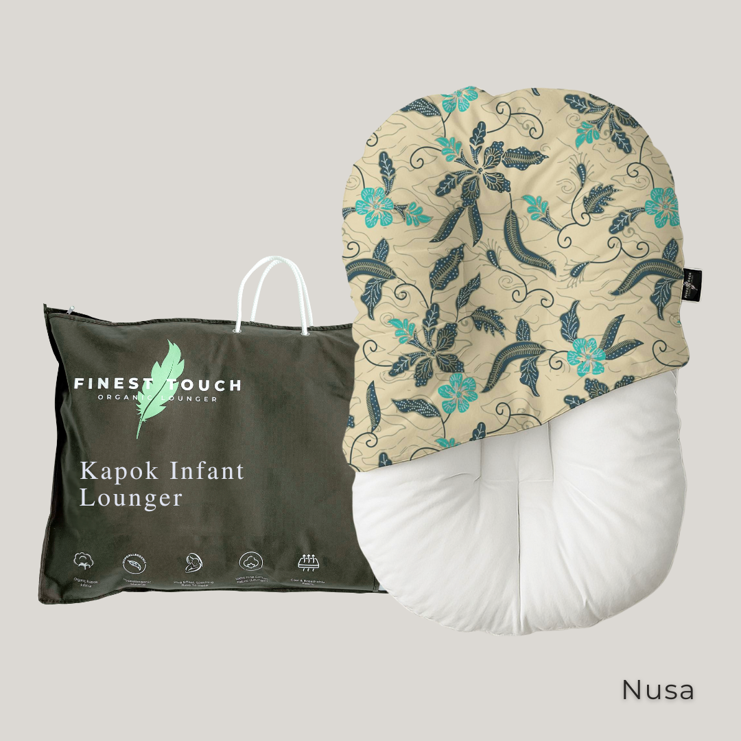 Organic Kapok Infant Lounger | Co-Sleeping, Lounging, Play-Time