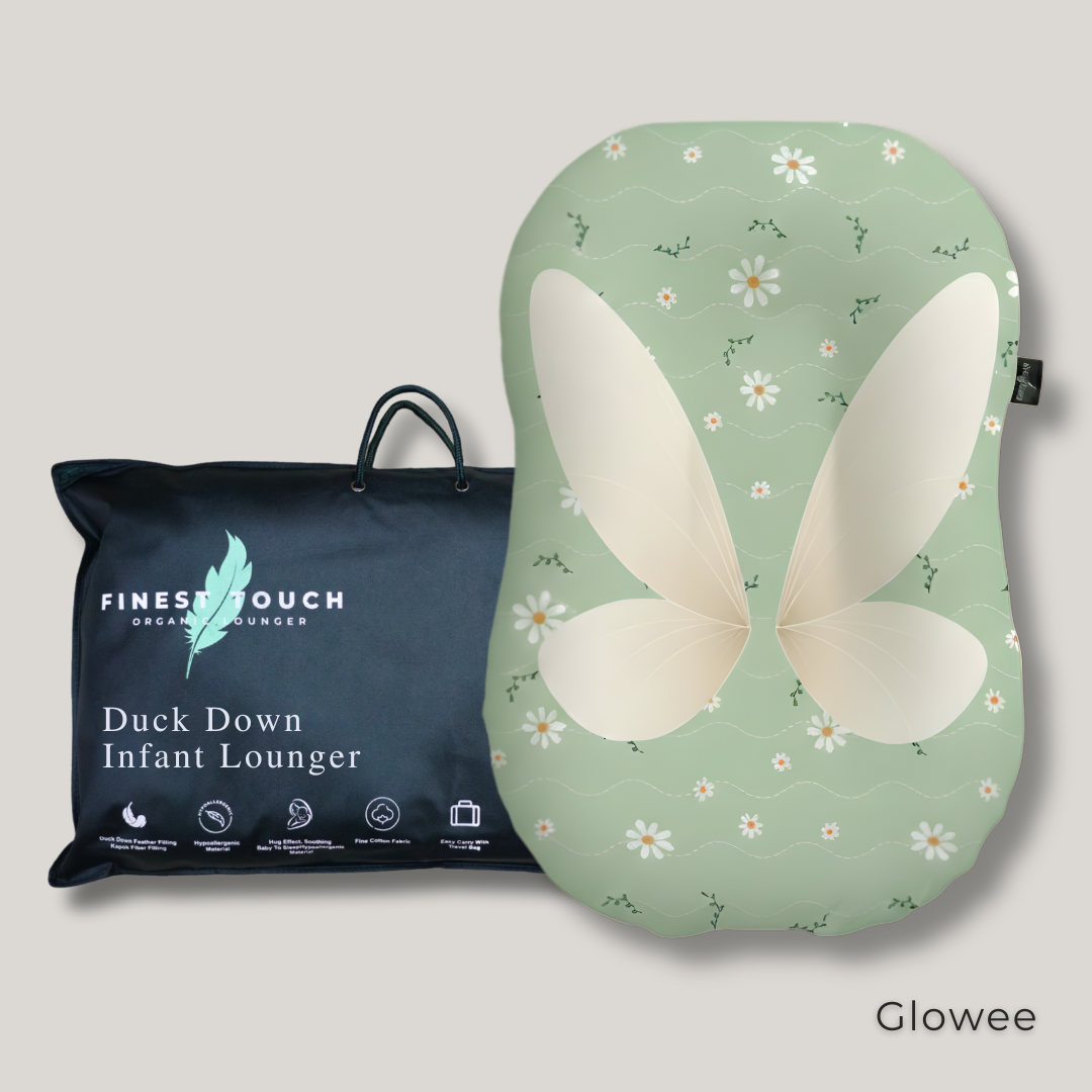 Organic Duck-Down Feather Infant Lounger | Co-Sleeping, Lounging, Play-Time