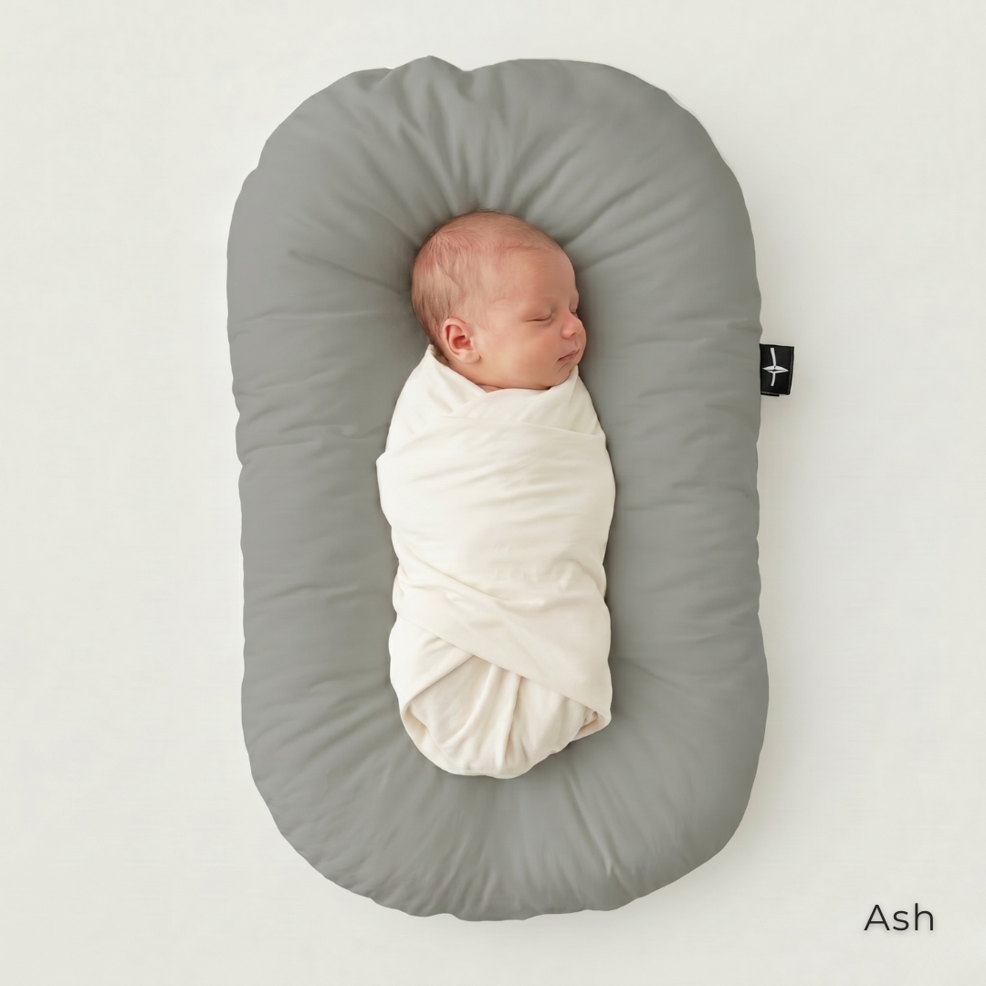 Organic Duck-Down Feather Infant Lounger | Co-Sleeping, Lounging, Play-Time