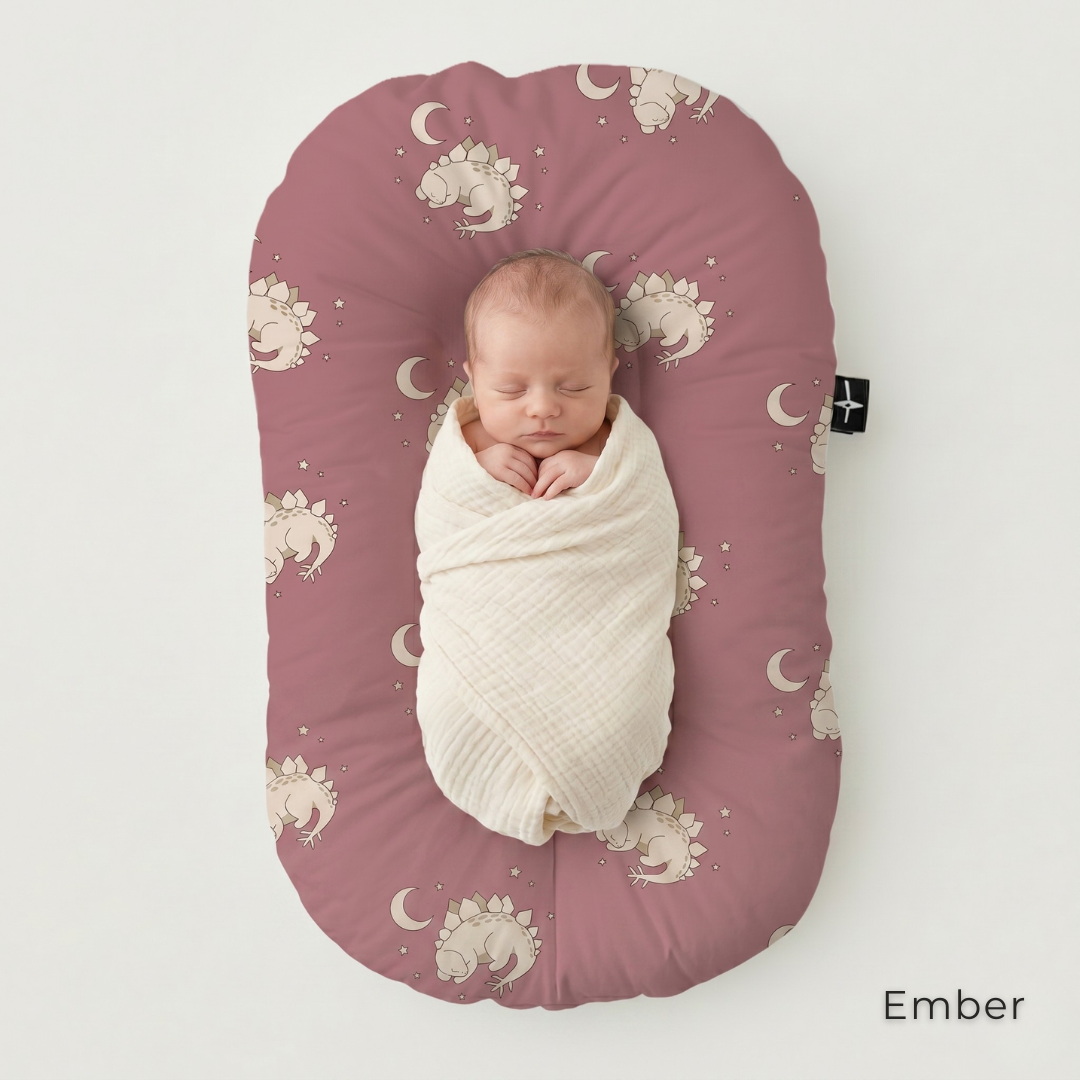 Organic Duck-Down Feather Infant Lounger | Co-Sleeping, Lounging, Play-Time