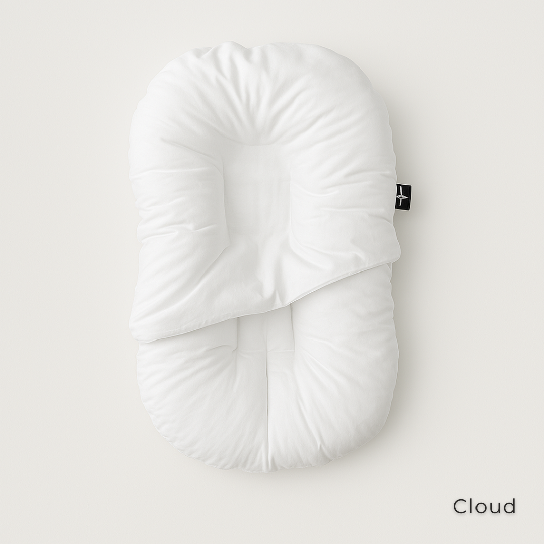 Organic Duck-Down Feather Infant Lounger | Co-Sleeping, Lounging, Play-Time