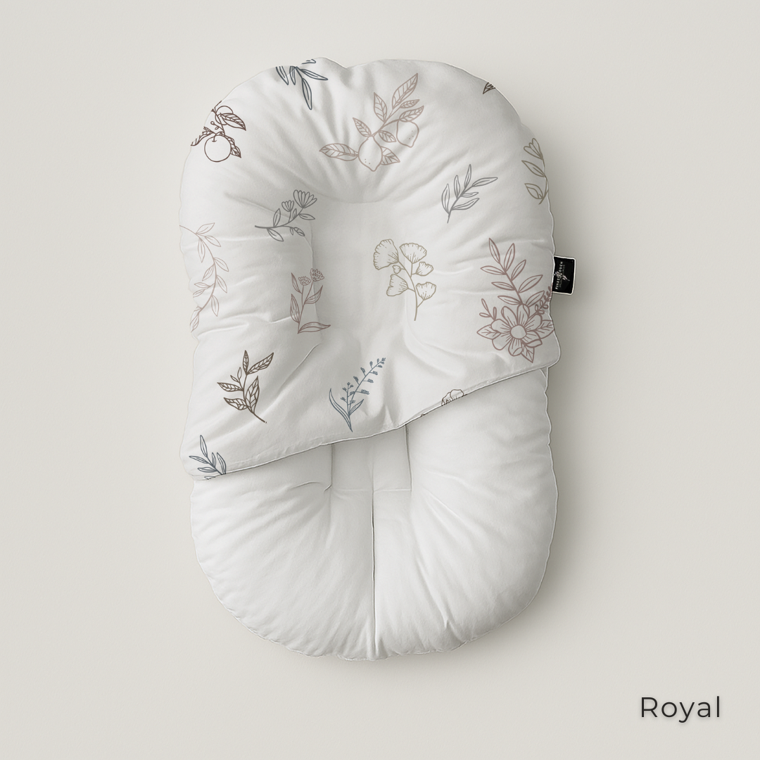 Organic Duck-Down Feather Infant Lounger | Co-Sleeping, Lounging, Play-Time