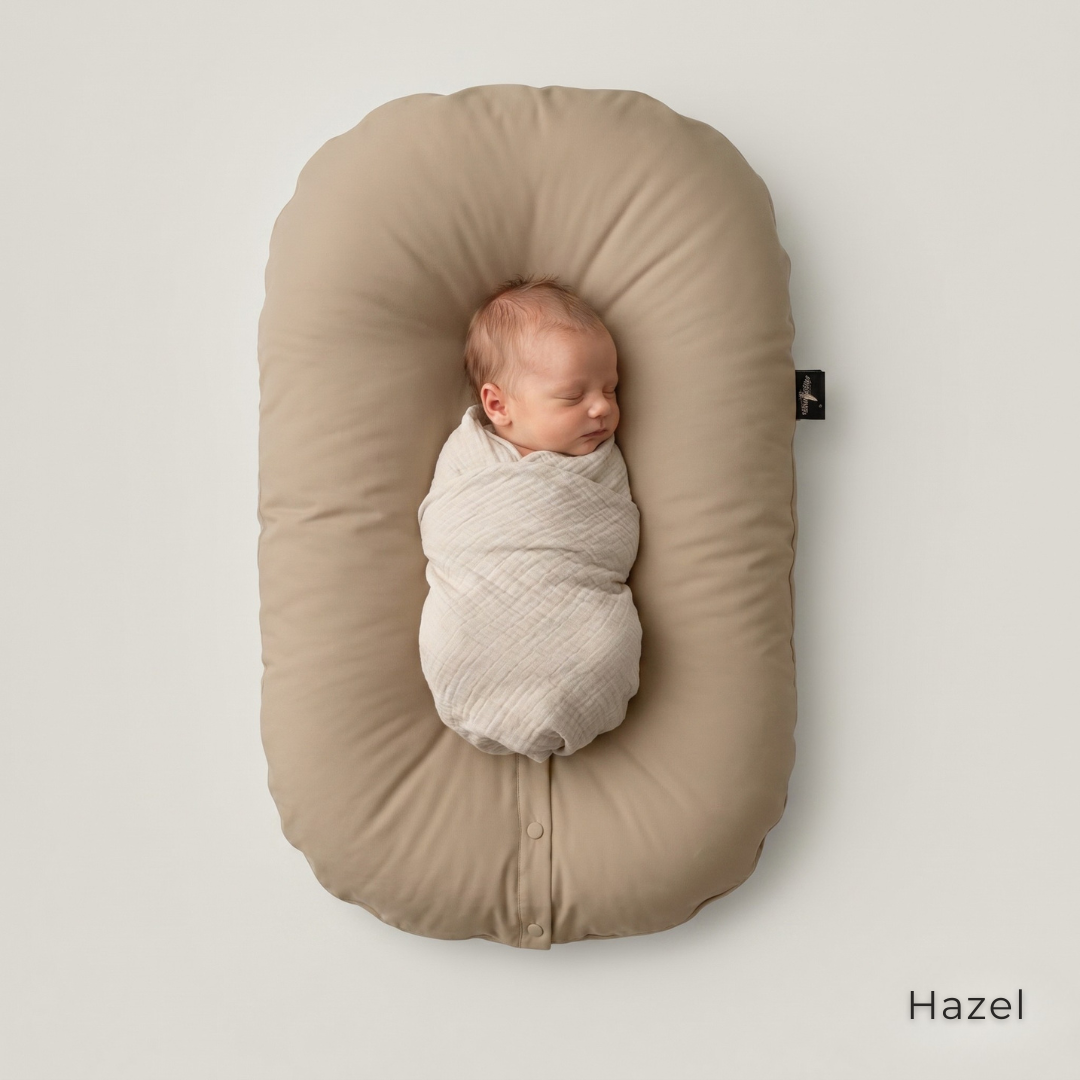 Organic Duck-Down Feather Infant Lounger | Co-Sleeping, Lounging, Play-Time