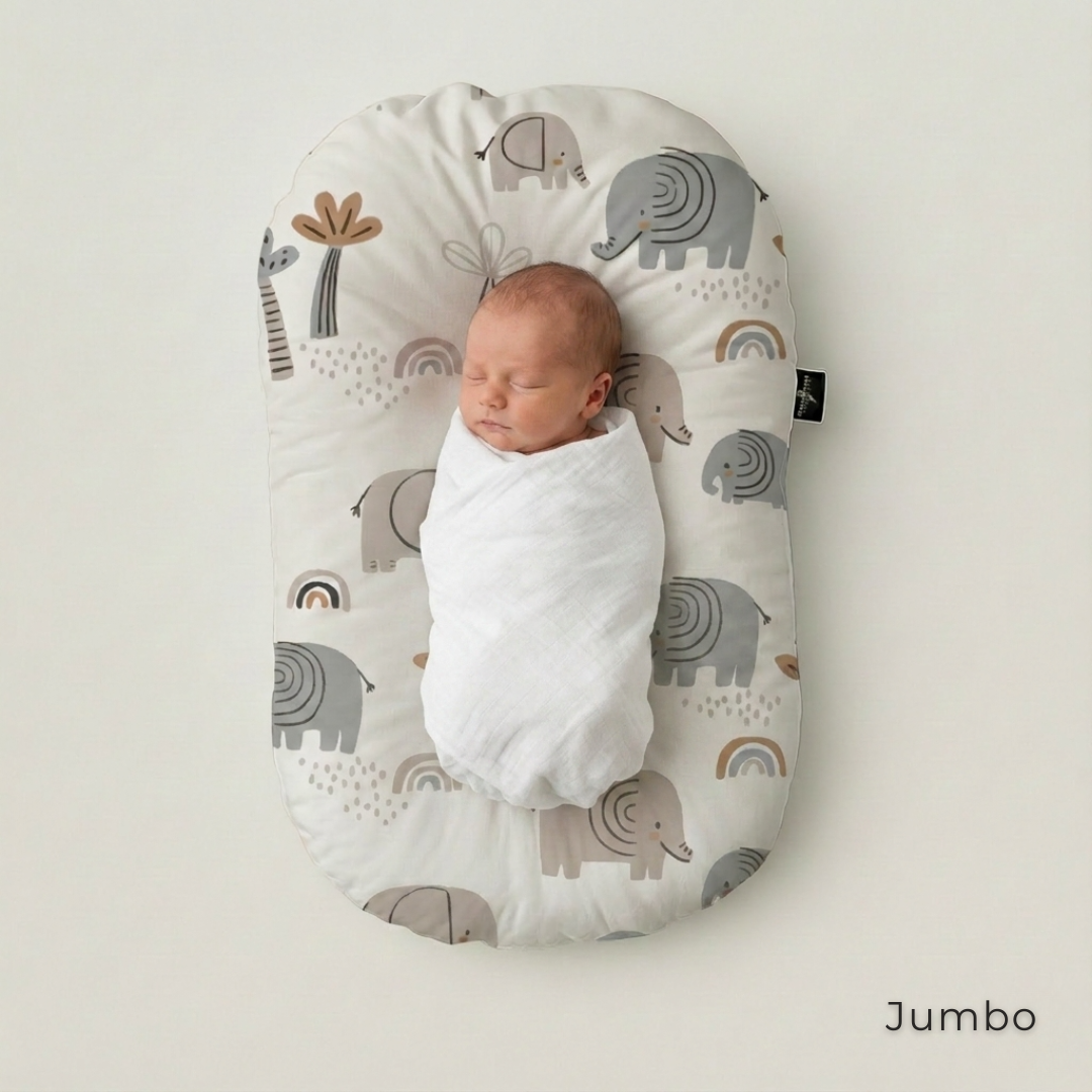 Organic Duck-Down Feather Infant Lounger | Co-Sleeping, Lounging, Play-Time