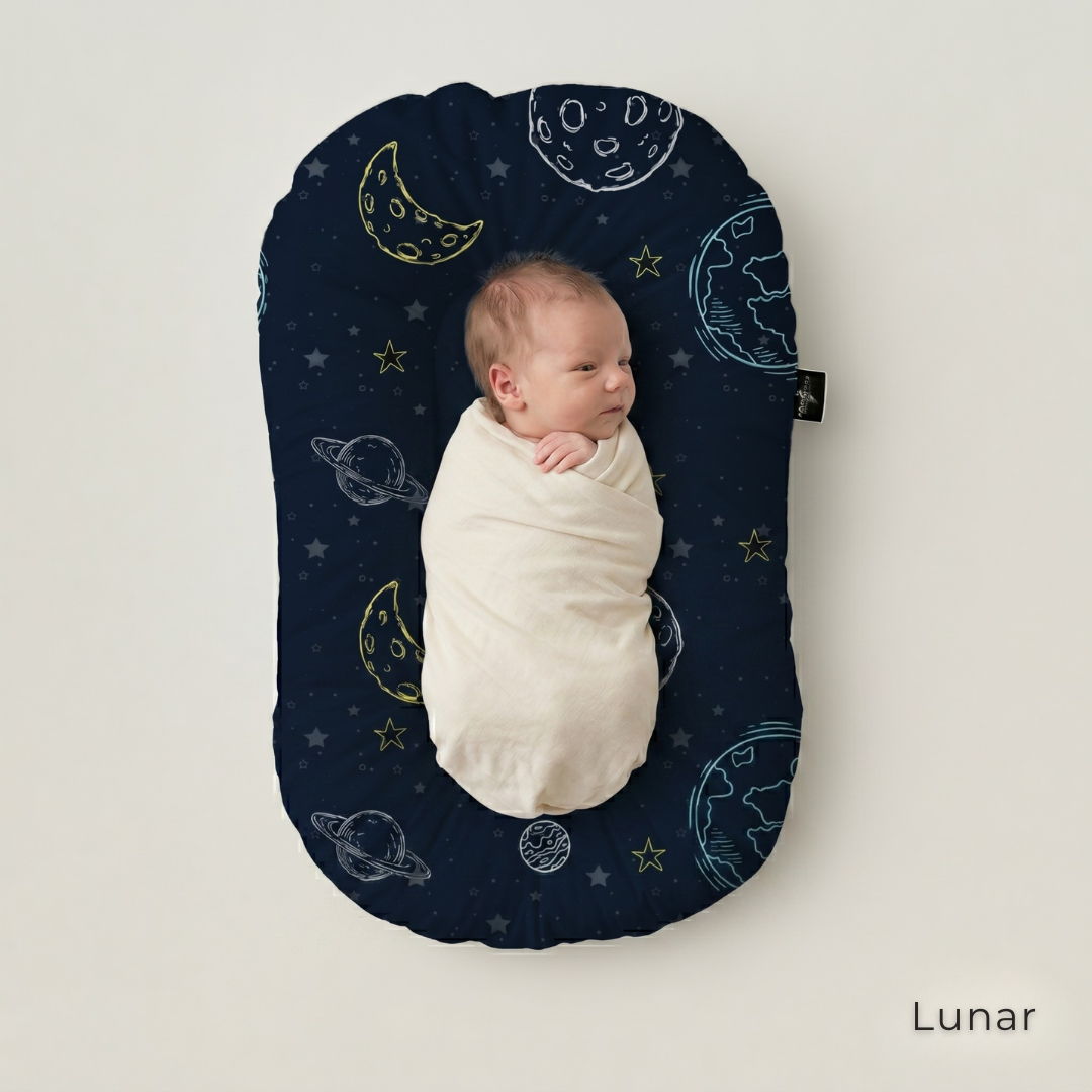 Organic Duck-Down Feather Infant Lounger | Co-Sleeping, Lounging, Play-Time