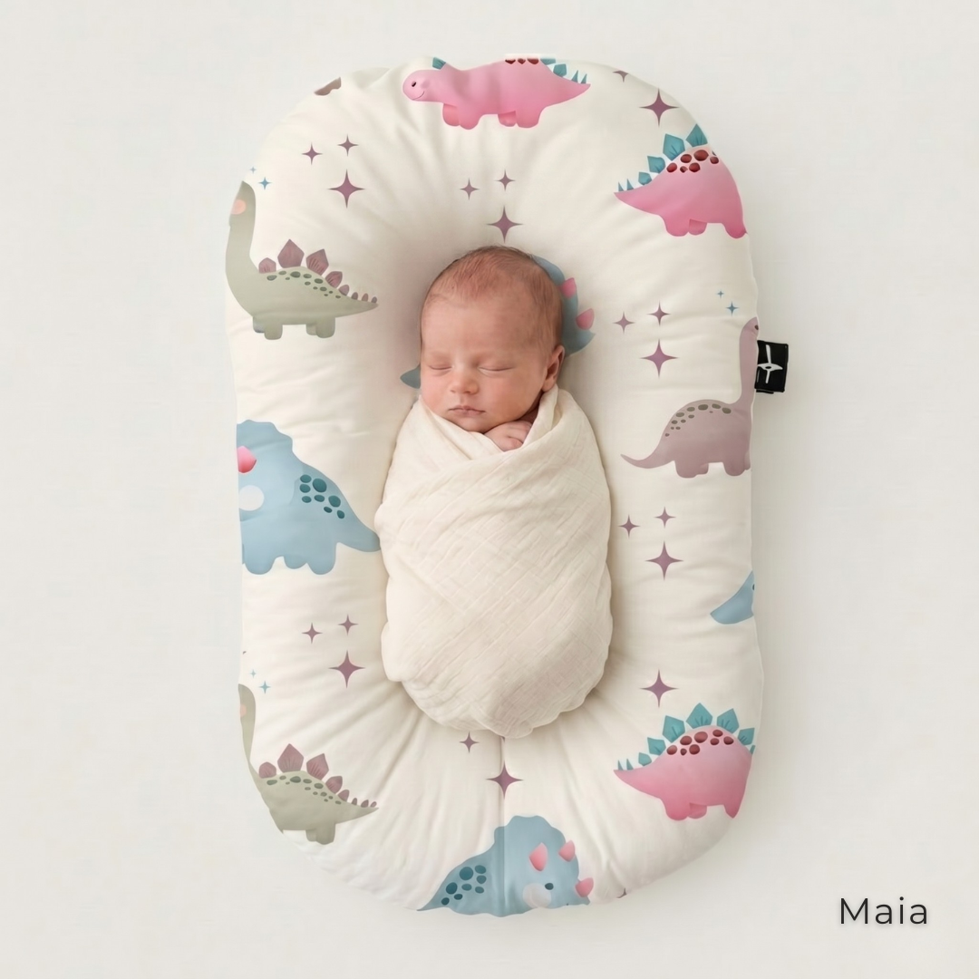 Organic Duck-Down Feather Infant Lounger | Co-Sleeping, Lounging, Play-Time