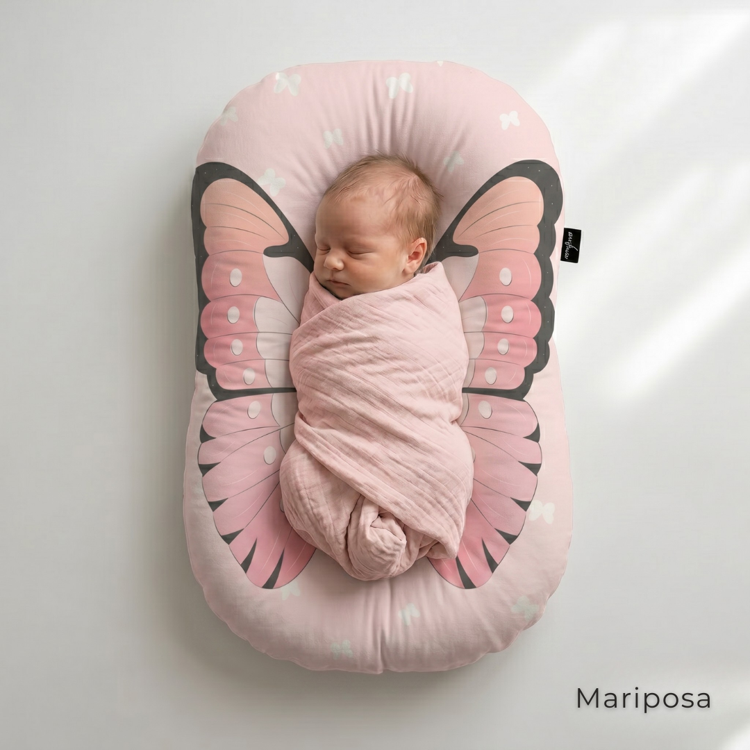 Organic Duck-Down Feather Infant Lounger | Co-Sleeping, Lounging, Play-Time