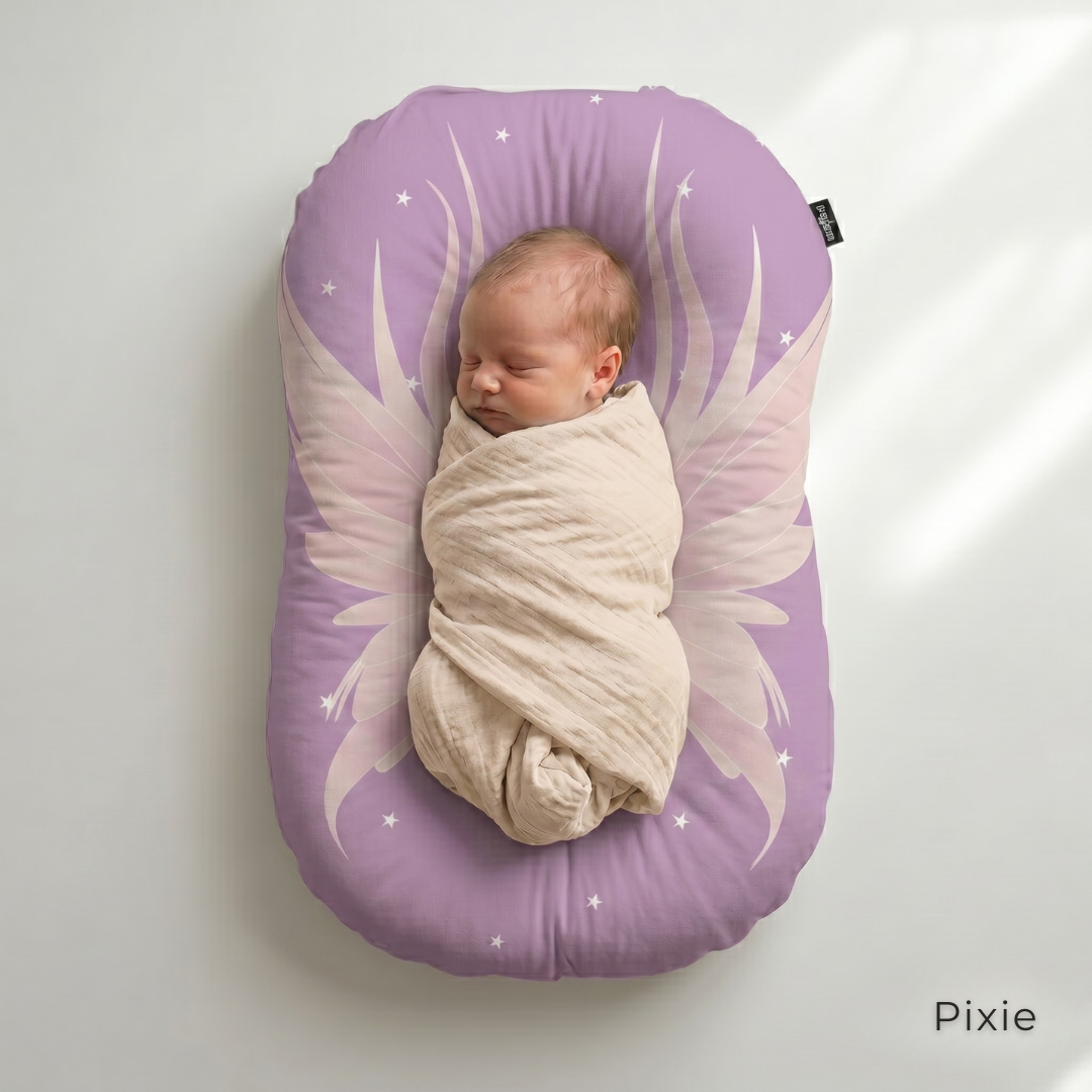 Organic Duck-Down Feather Infant Lounger | Co-Sleeping, Lounging, Play-Time