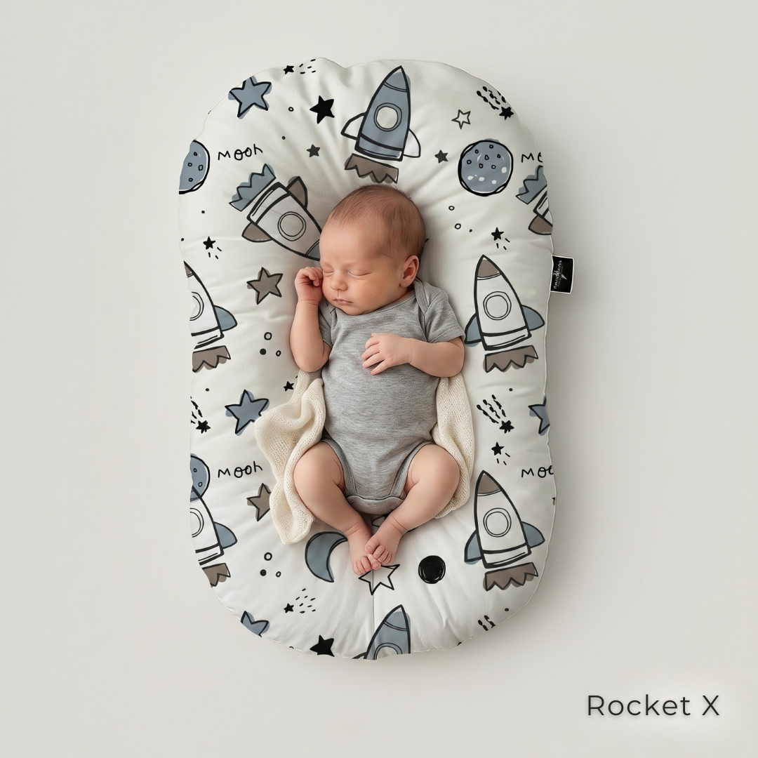 Organic Duck-Down Feather Infant Lounger | Co-Sleeping, Lounging, Play-Time