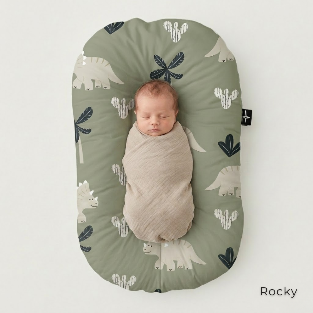 Organic Duck-Down Feather Infant Lounger | Co-Sleeping, Lounging, Play-Time