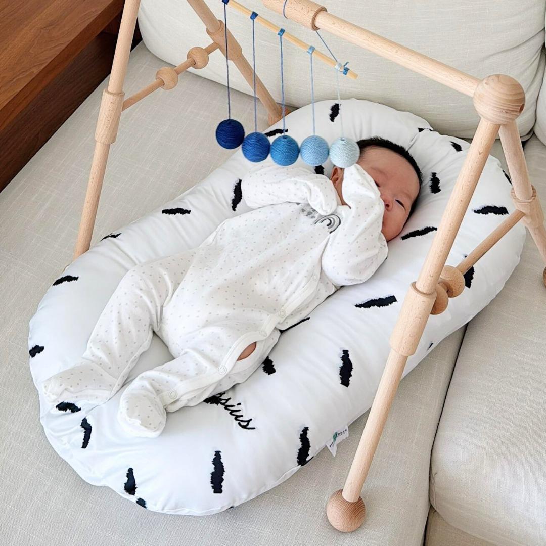 Easy Care Infant Lounger - Easy Care play gym lifestyle