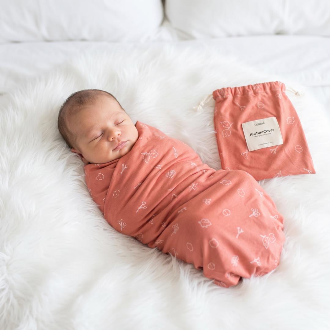 NurtureCover Lullabé X Finest Touch | Bamboo Nursing Cover For Breastfeeding and Baby Swaddle
